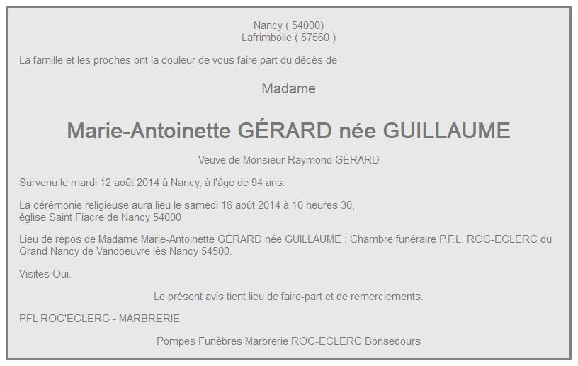 Image Annonce nécrologique
