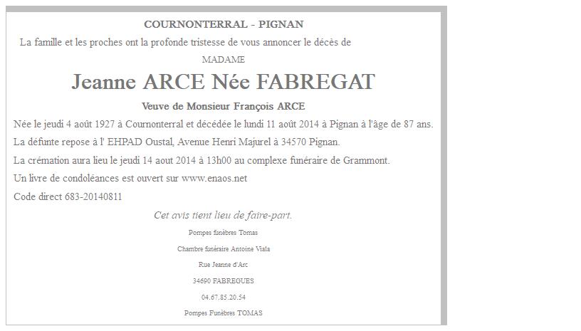 Image Annonce nécrologique