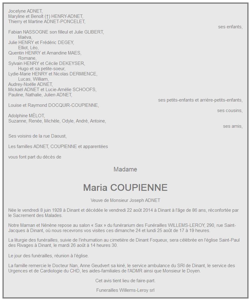 Image Annonce nécrologique