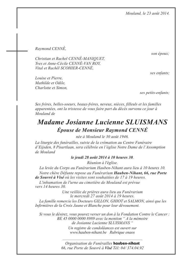 Image Annonce nécrologique
