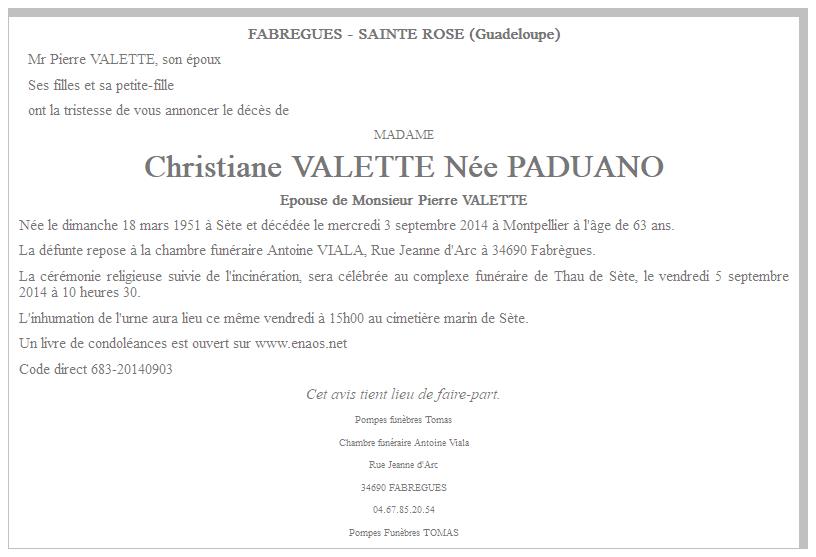 Image Annonce nécrologique