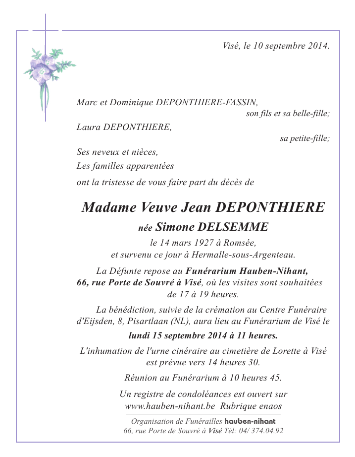Image Annonce nécrologique