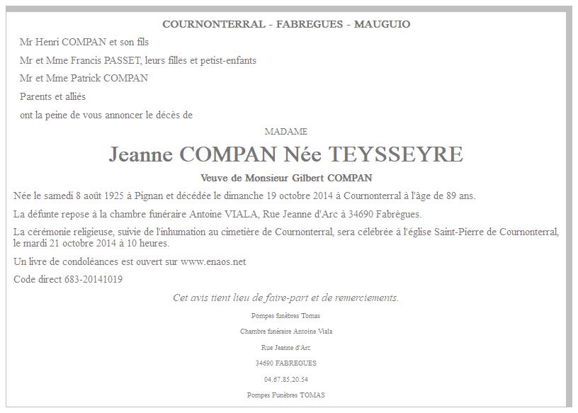 Image Annonce nécrologique