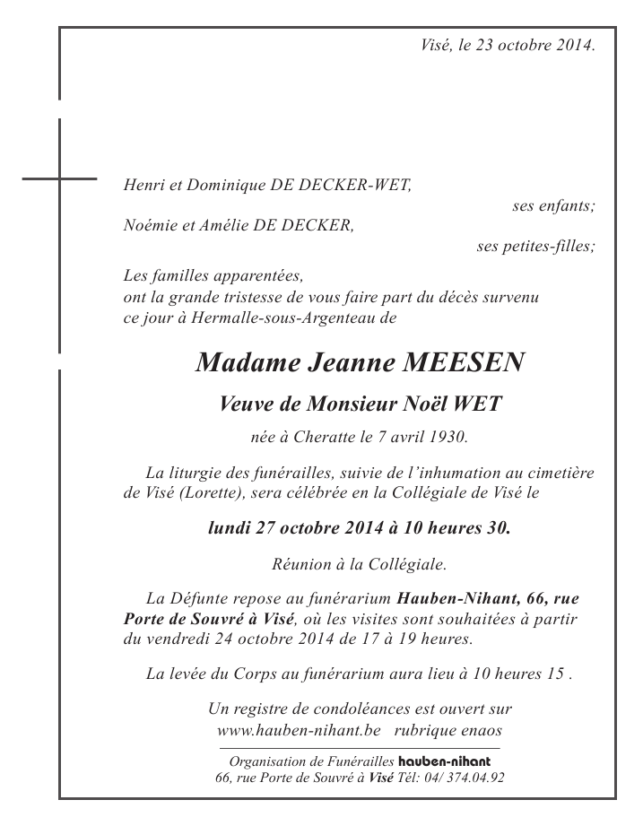 Image Annonce nécrologique