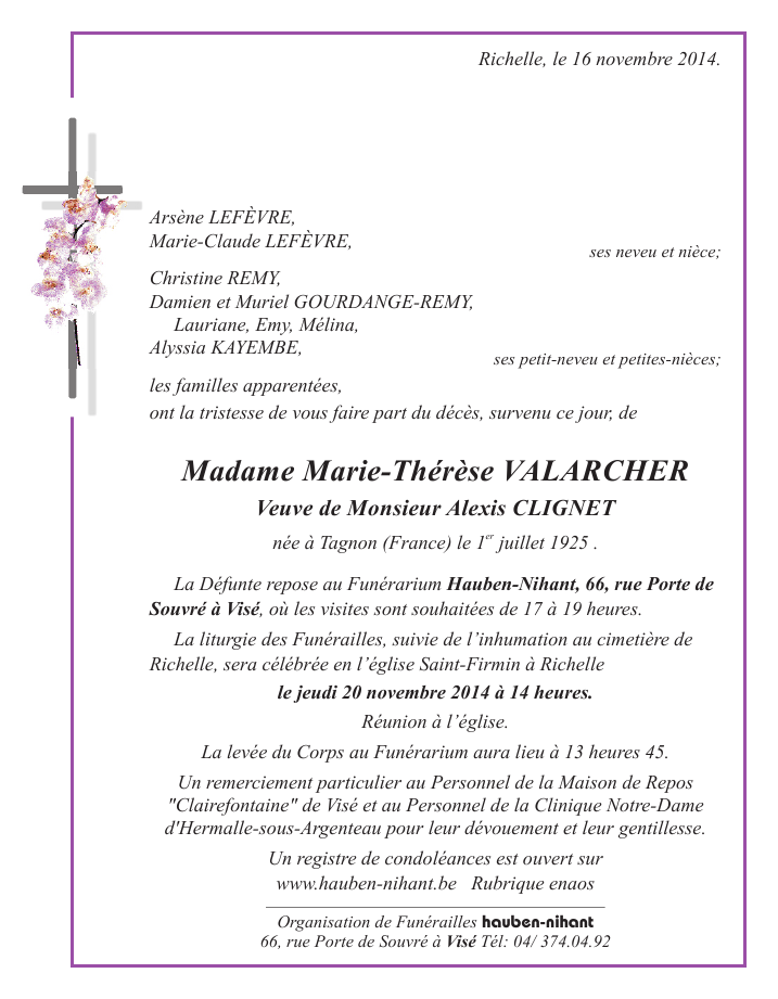 Image Annonce nécrologique