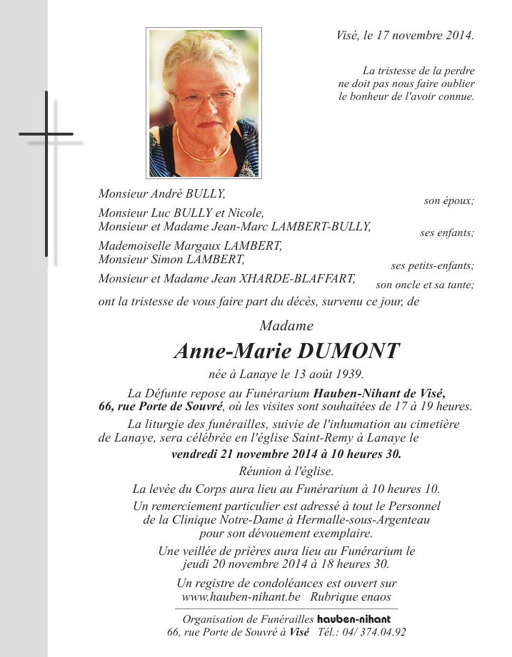 Image Annonce nécrologique