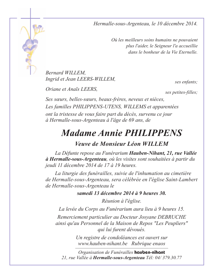 Image Annonce nécrologique