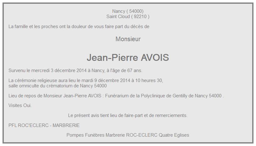 Image Annonce nécrologique