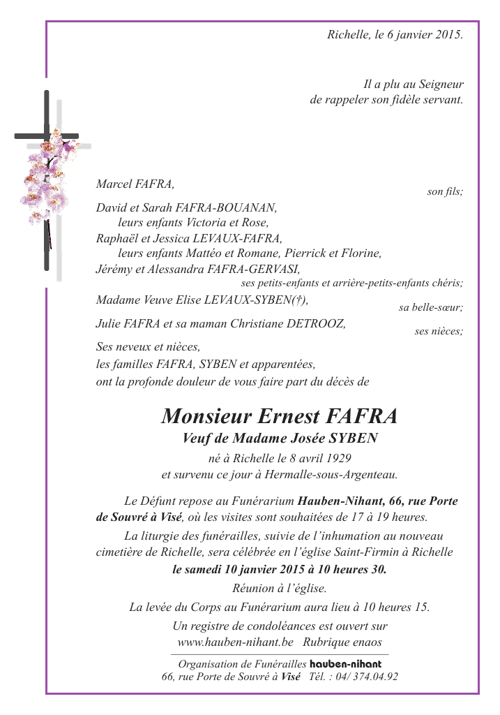 Image Annonce nécrologique