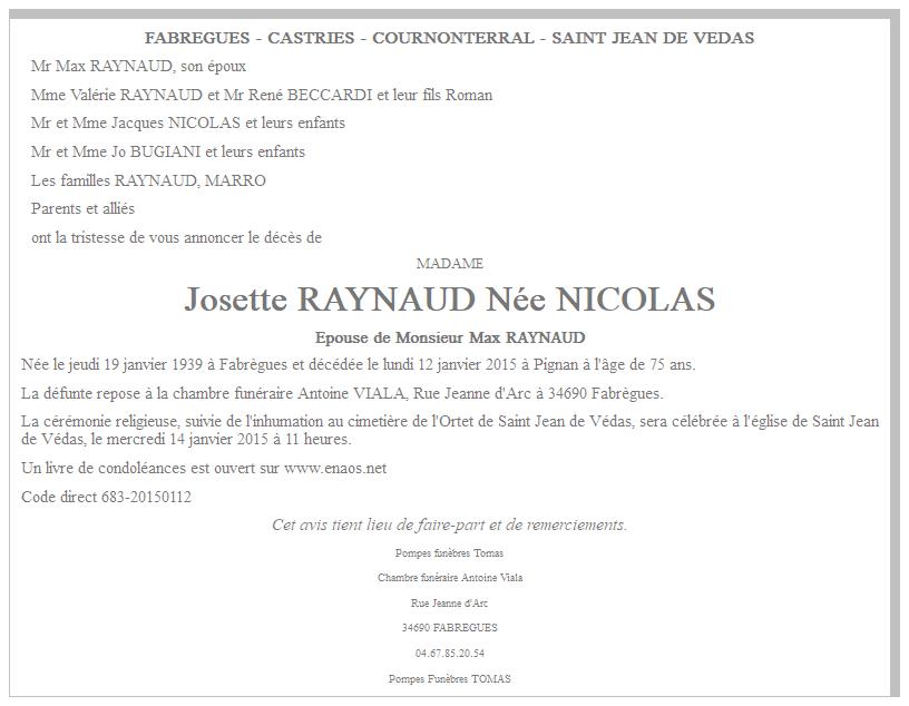 Image Annonce nécrologique