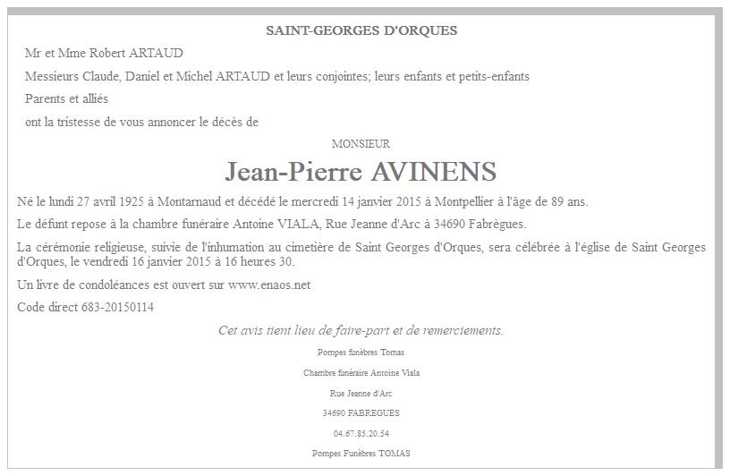 Image Annonce nécrologique