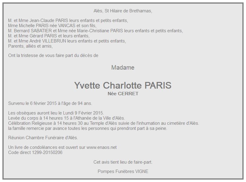 Image Annonce nécrologique