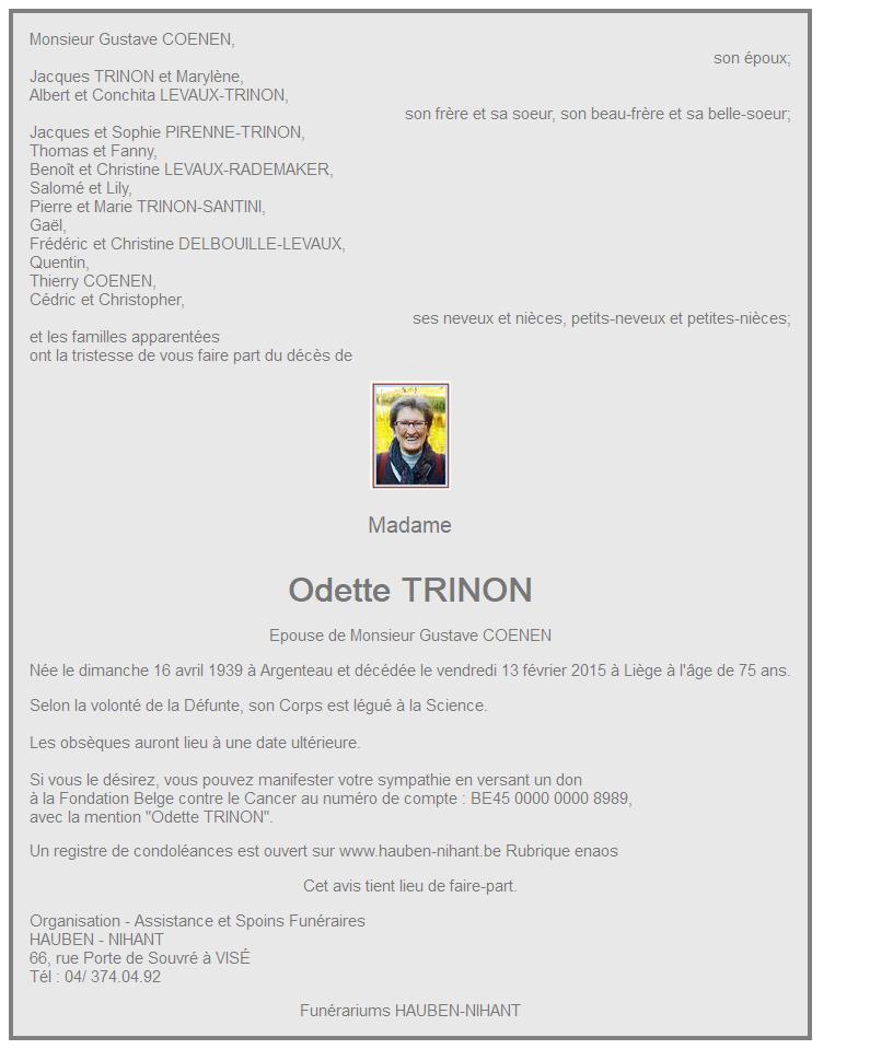 Image Annonce nécrologique