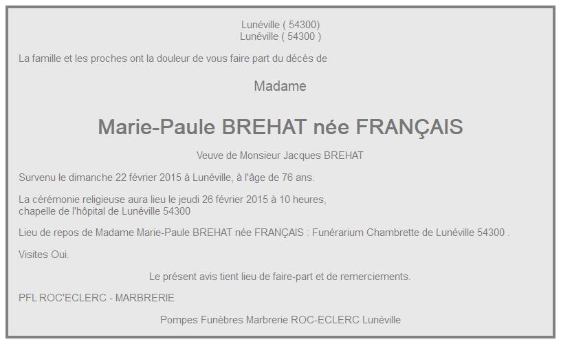 Image Annonce nécrologique