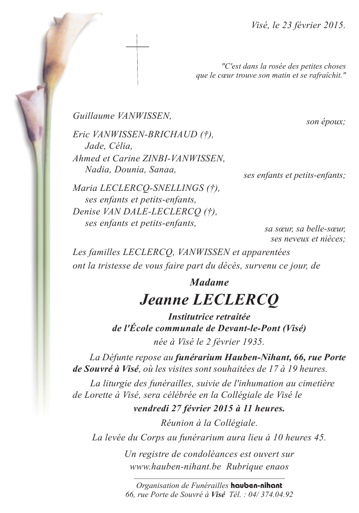 Image Annonce nécrologique