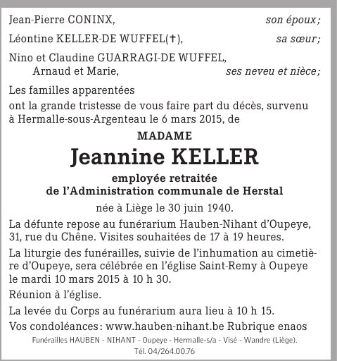 Image Annonce nécrologique