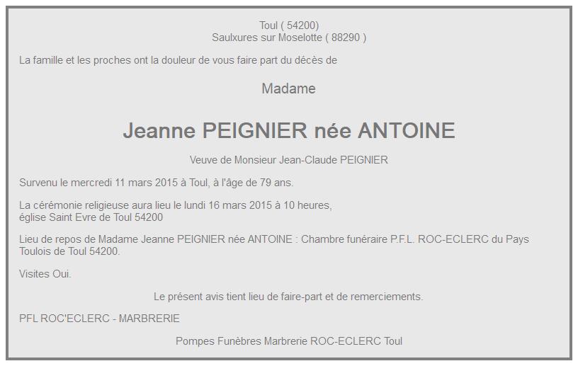 Image Annonce nécrologique