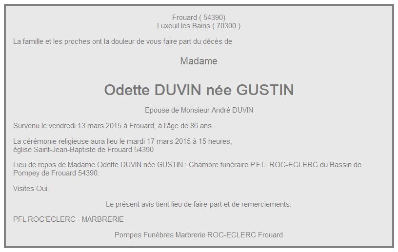 Image Annonce nécrologique