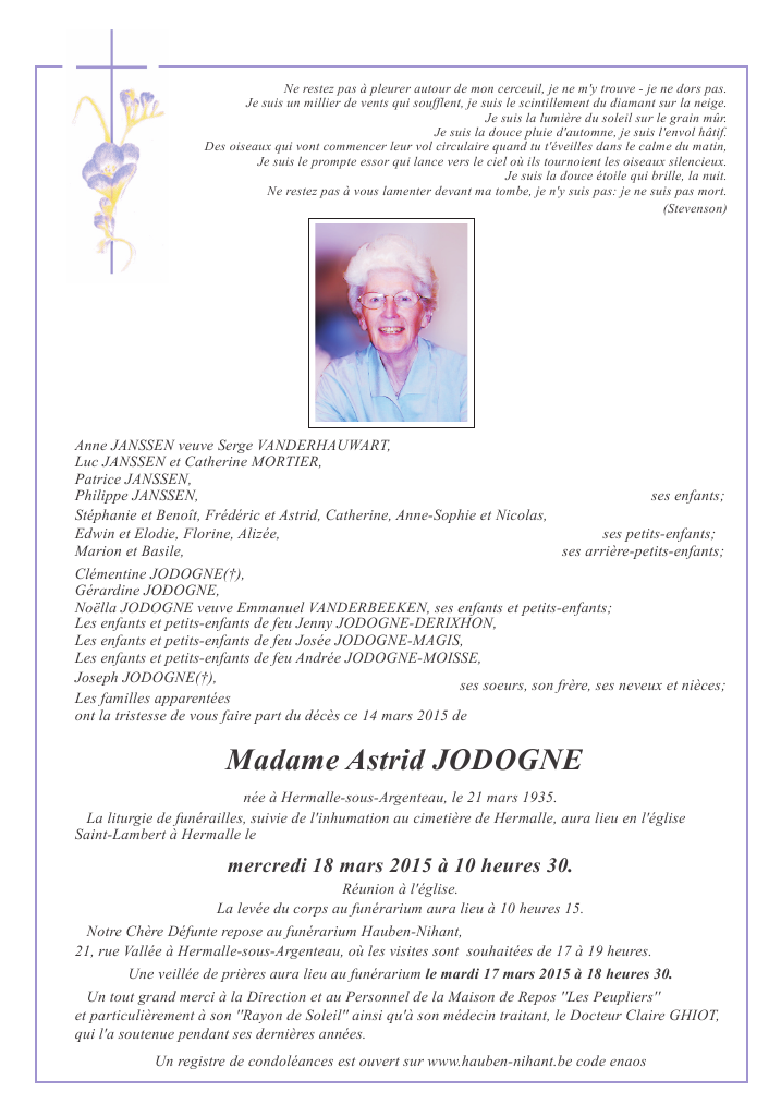 Image Annonce nécrologique
