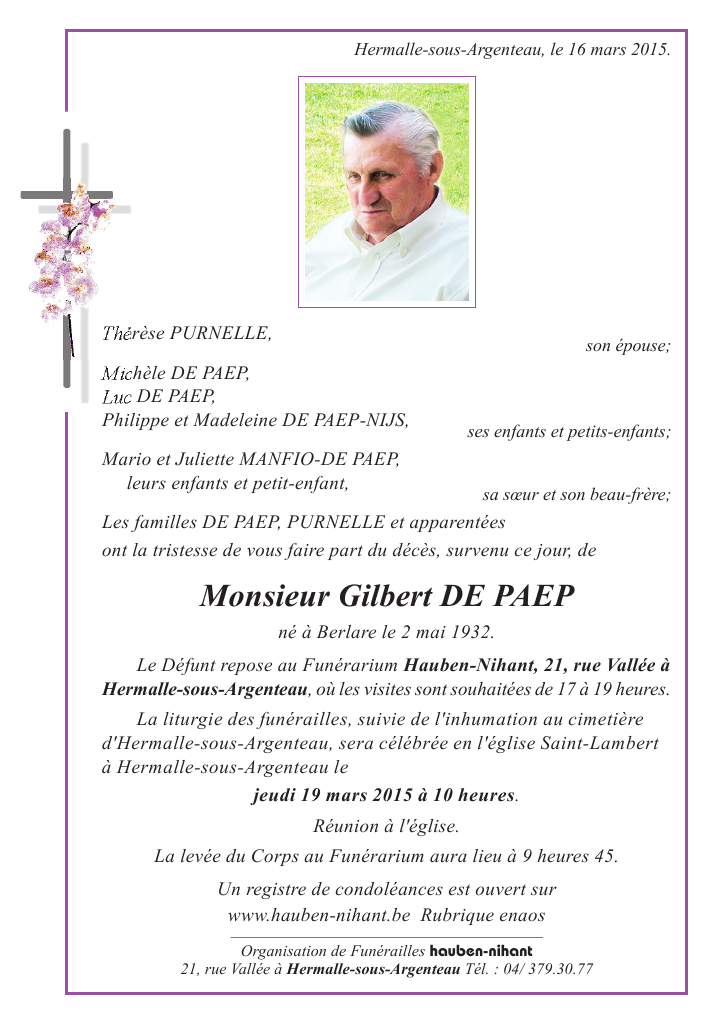 Image Annonce nécrologique