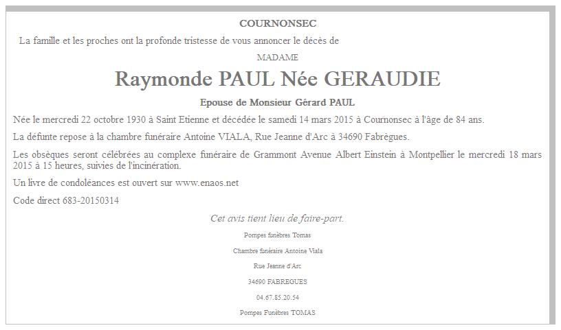 Image Annonce nécrologique