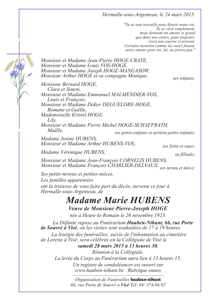 Image Annonce nécrologique