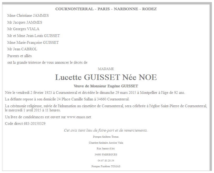 Image Annonce nécrologique