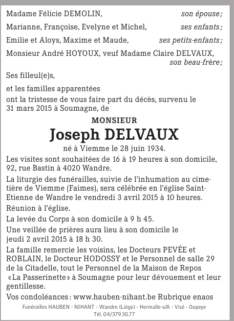 Image Annonce nécrologique