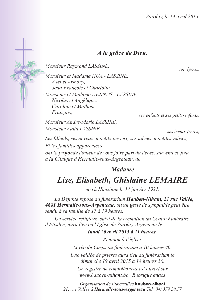 Image Annonce nécrologique