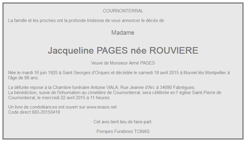 Image Annonce nécrologique