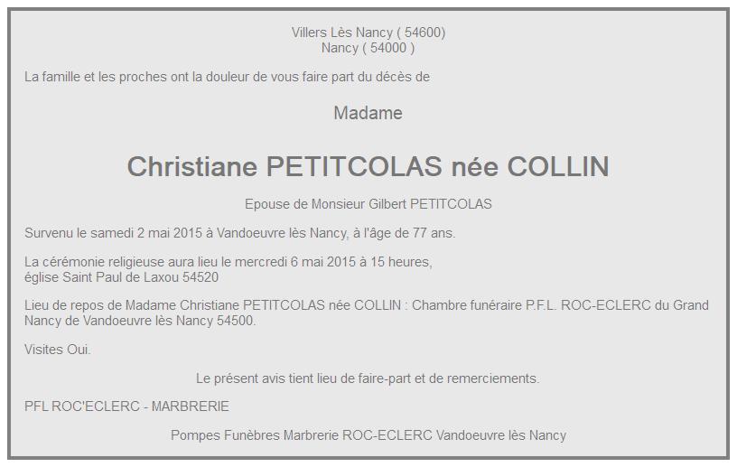 Image Annonce nécrologique
