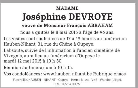 Image Annonce nécrologique