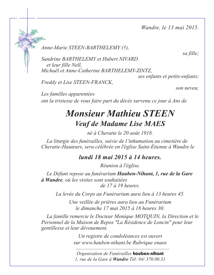 Image Annonce nécrologique