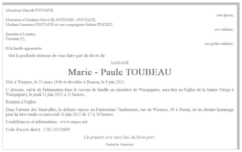 Image Annonce nécrologique