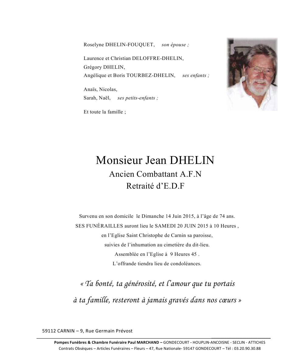 Image Annonce nécrologique