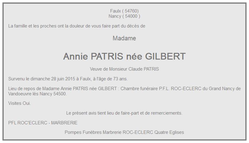 Image Annonce nécrologique