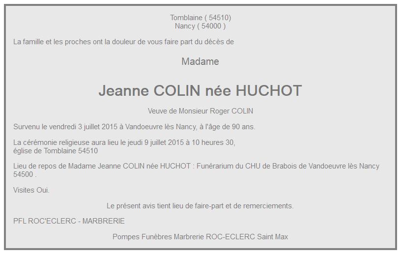 Image Annonce nécrologique