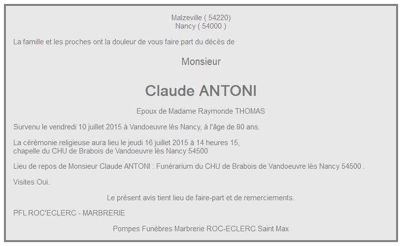 Image Annonce nécrologique