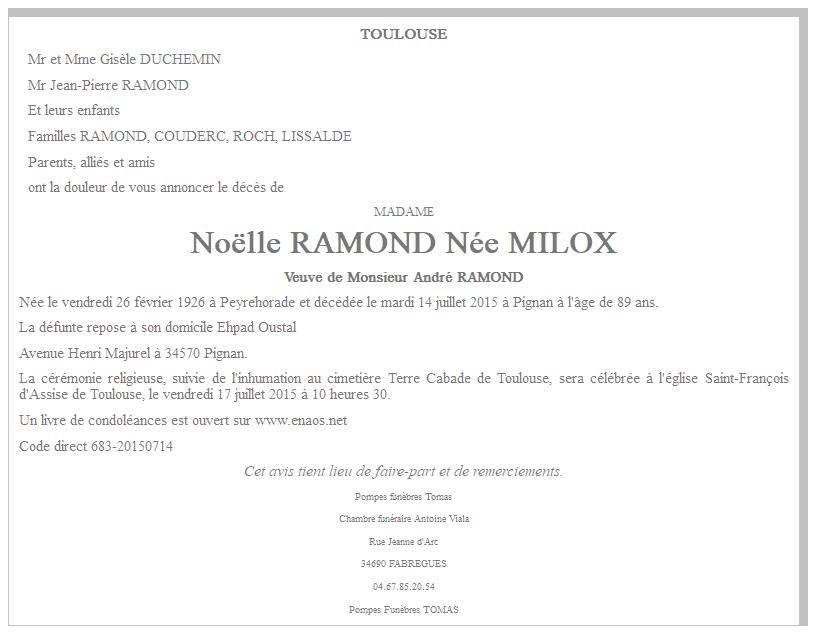 Image Annonce nécrologique