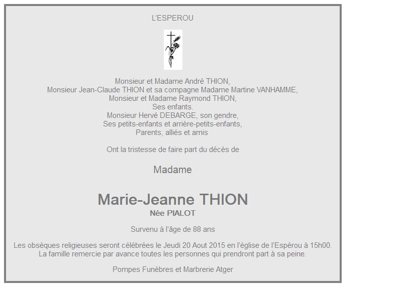 Image Annonce nécrologique