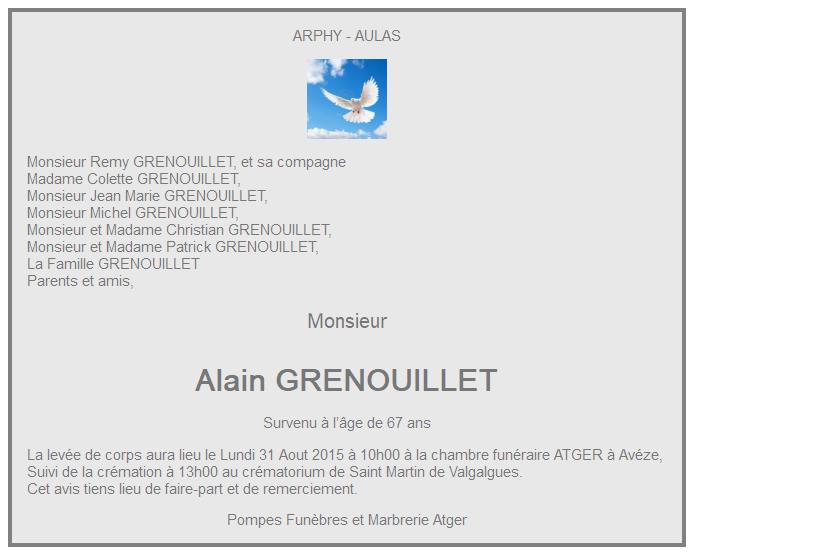 Image Annonce nécrologique