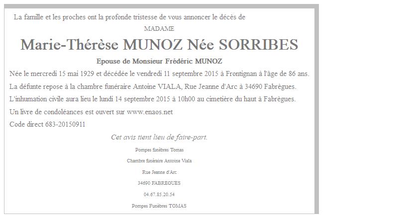 Image Annonce nécrologique