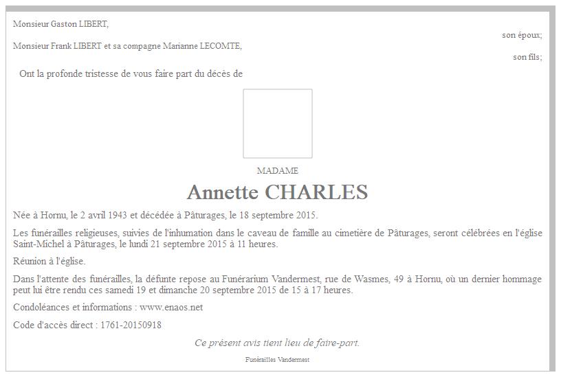 Image Annonce nécrologique