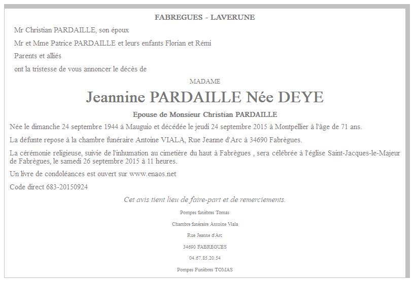 Image Annonce nécrologique