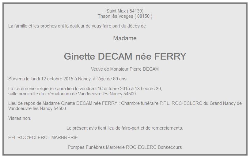 Image Annonce nécrologique