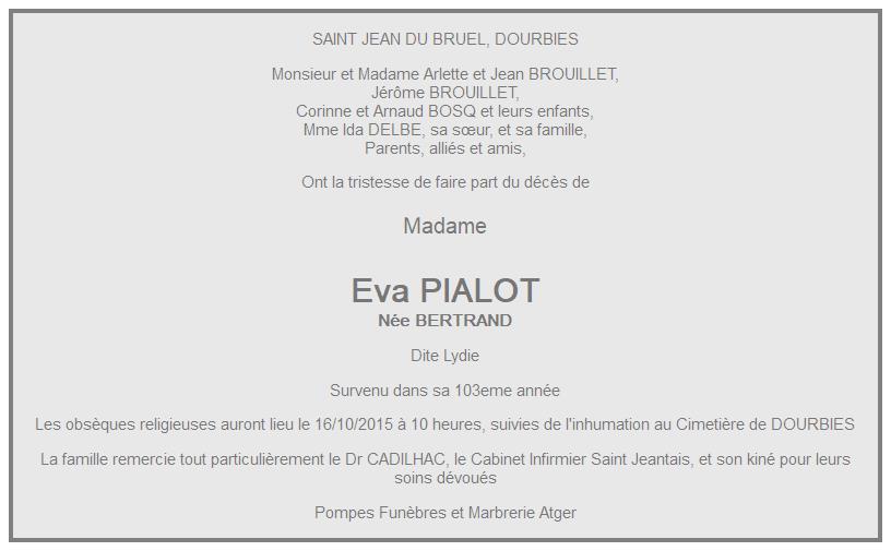 Image Annonce nécrologique