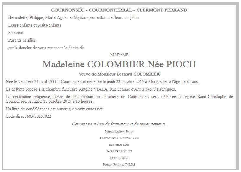 Image Annonce nécrologique