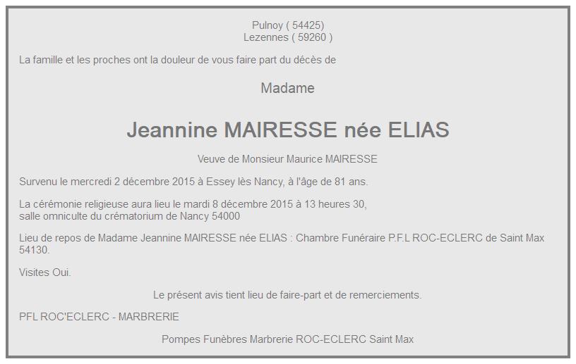 Image Annonce nécrologique