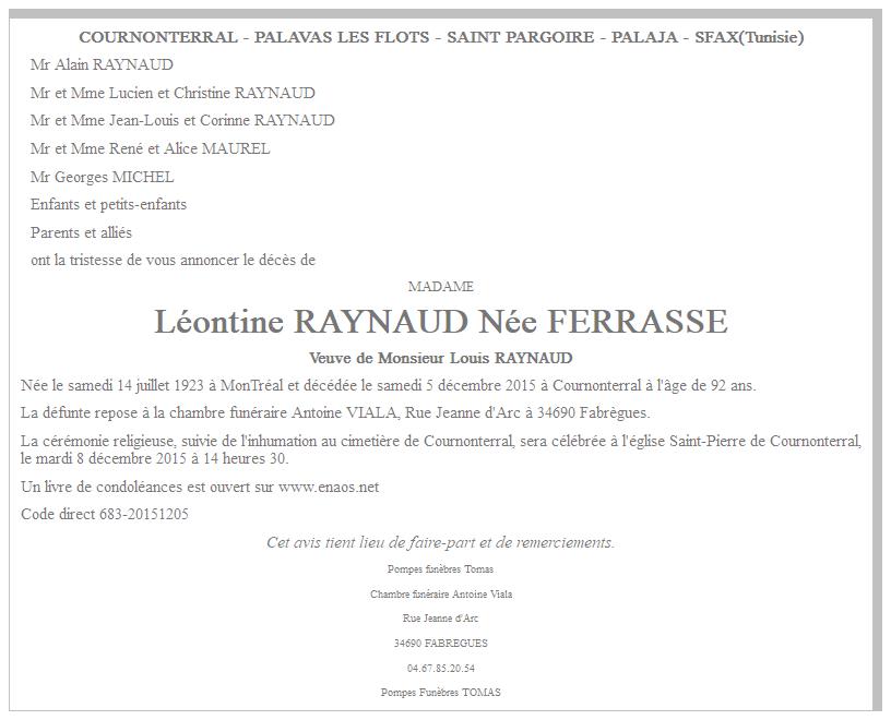Image Annonce nécrologique