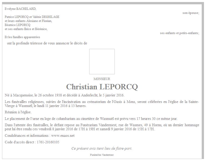 Image Annonce nécrologique